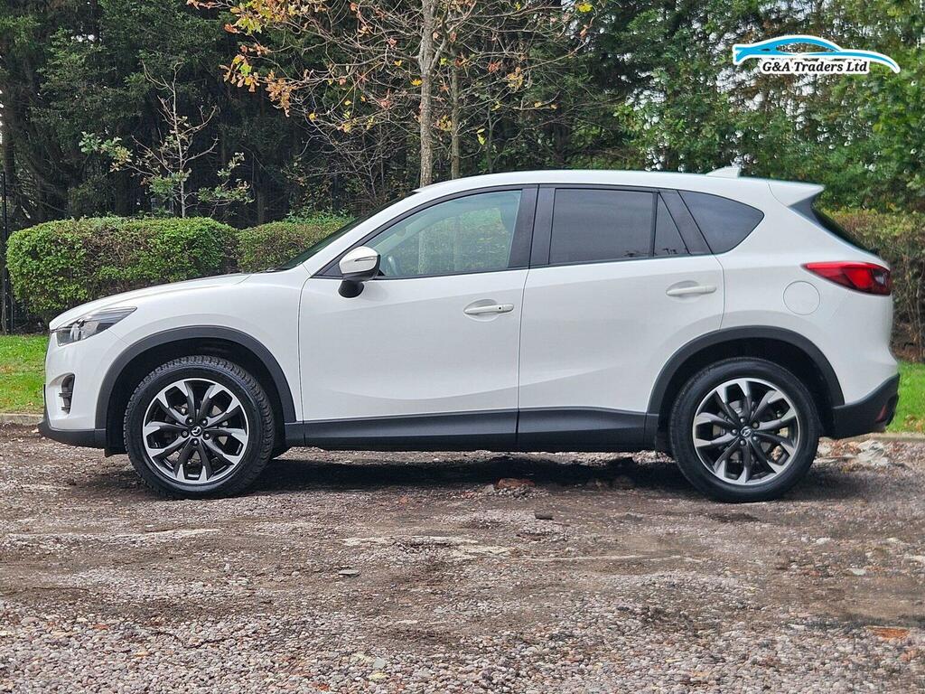Mazda CX-5 2.2 Skyactiv-d Sport Nav Euro 6 Ss White #4