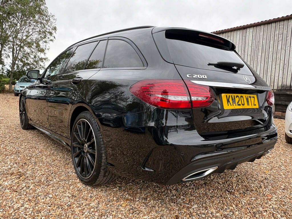 Mercedes-Benz C Class 1.5 C200 Mhev Amg Line Night Edition Premium Est Black #6
