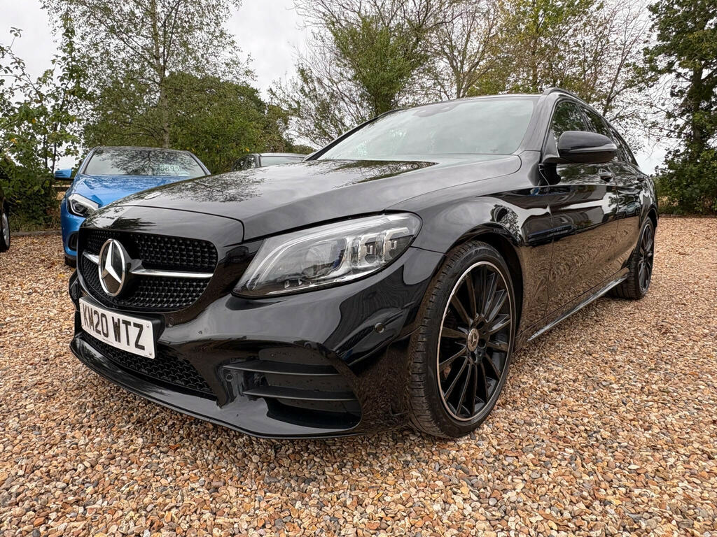 Mercedes-Benz C Class 1.5 C200 Mhev Amg Line Night Edition Premium Est Black