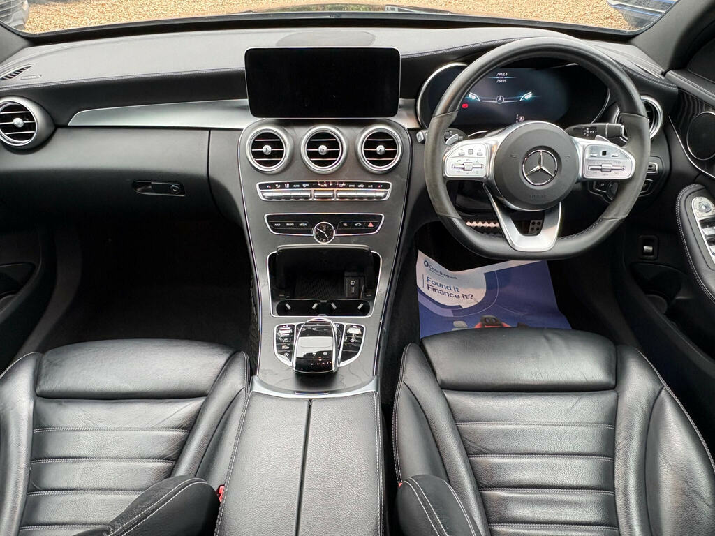 Mercedes-Benz C Class 1.5 C200 Mhev Amg Line Night Edition Premium Est Black #2