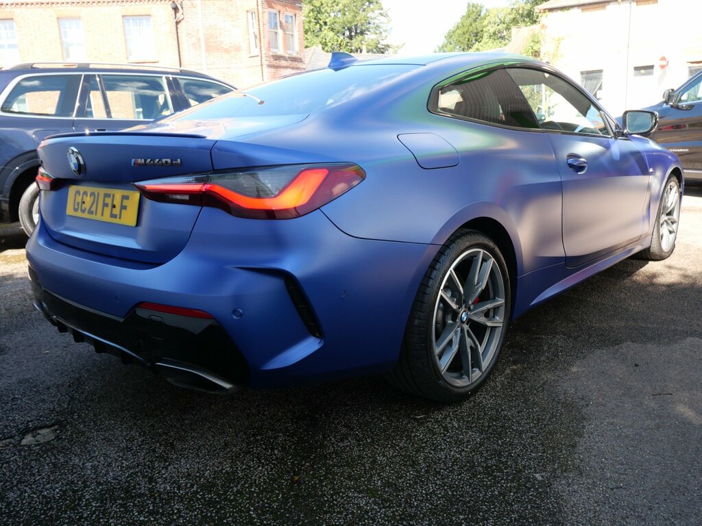 BMW 4 Series 3.0 M440d Mht Hybrid Xdrive Euro 6 S Blue #3