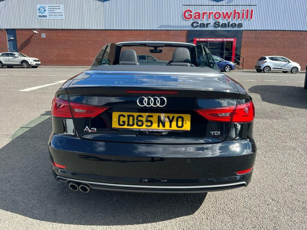 Audi A3 Cabriolet 2.0 Tdi S Line Euro 6 Ss Nav Black #6