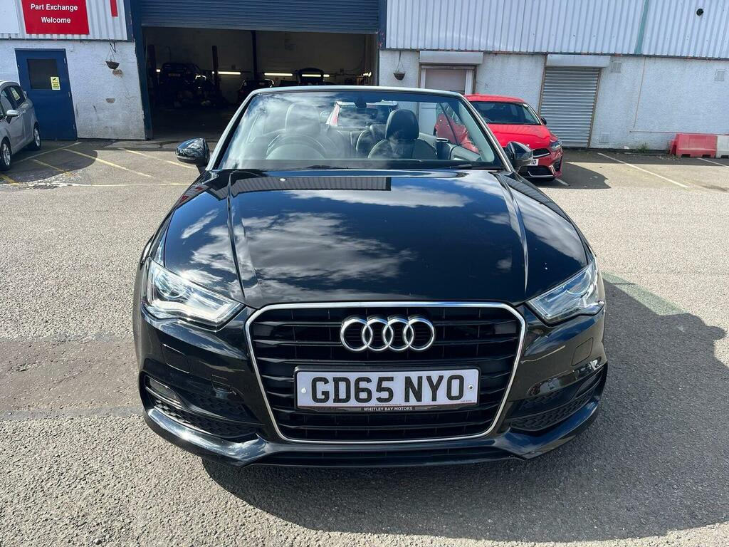 Audi A3 Cabriolet 2.0 Tdi S Line Euro 6 Ss Nav Black #2