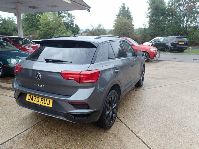 Volkswagen T-Roc 1.5 Tsi Evo Black Edition Suv Dsg Euro Black #2