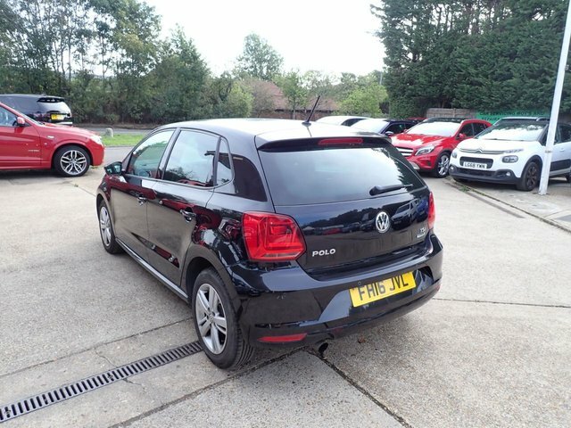 Volkswagen Polo 1.2 Tsi Bluemotion Tech Match Hatchback Black #3