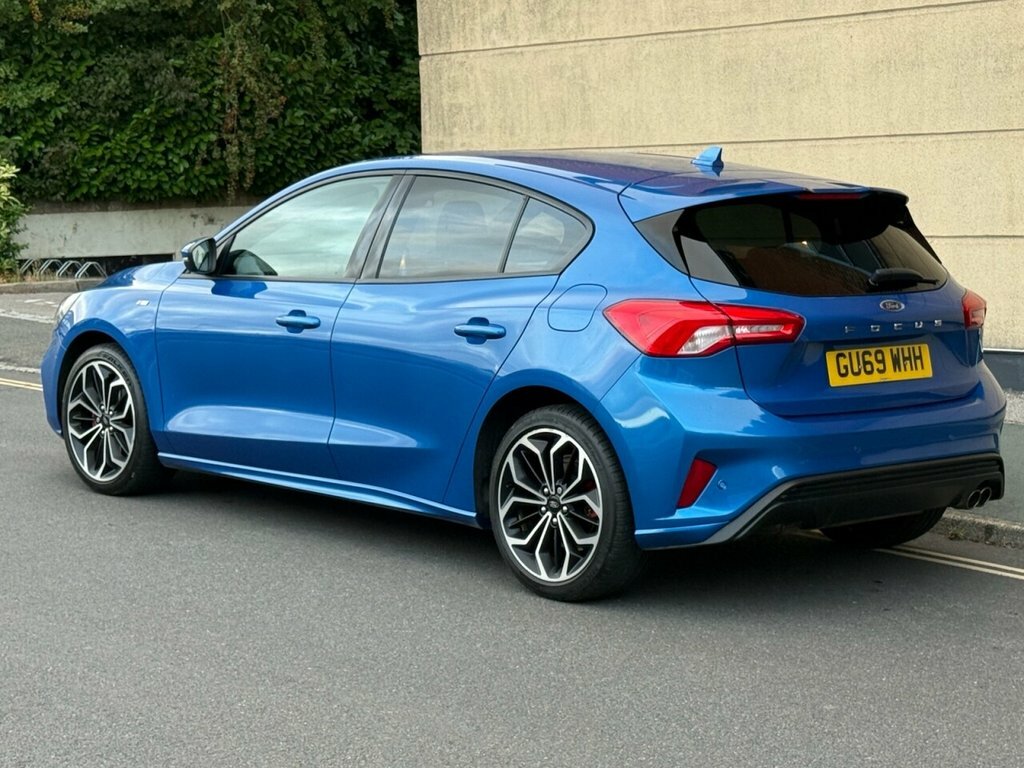 Ford Focus 1L St-line X GU69WHH Blue #4