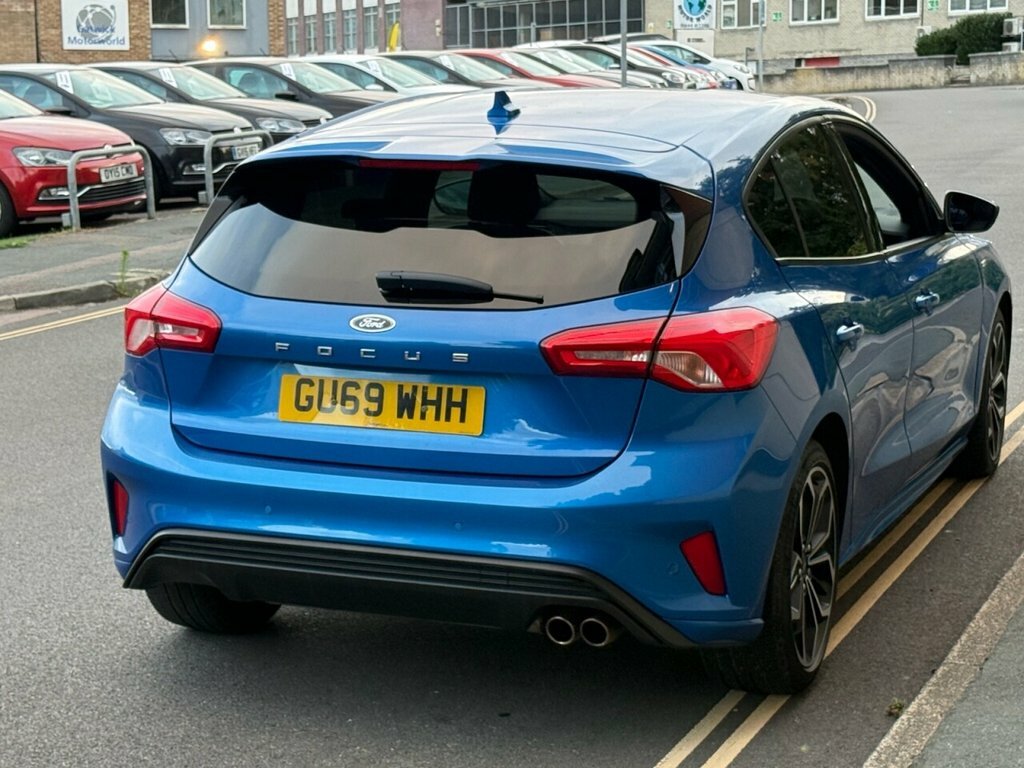Ford Focus 1L St-line X GU69WHH Blue #6