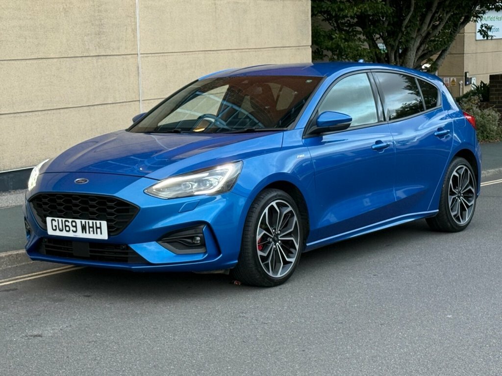 Ford Focus 1L St-line X GU69WHH Blue #2
