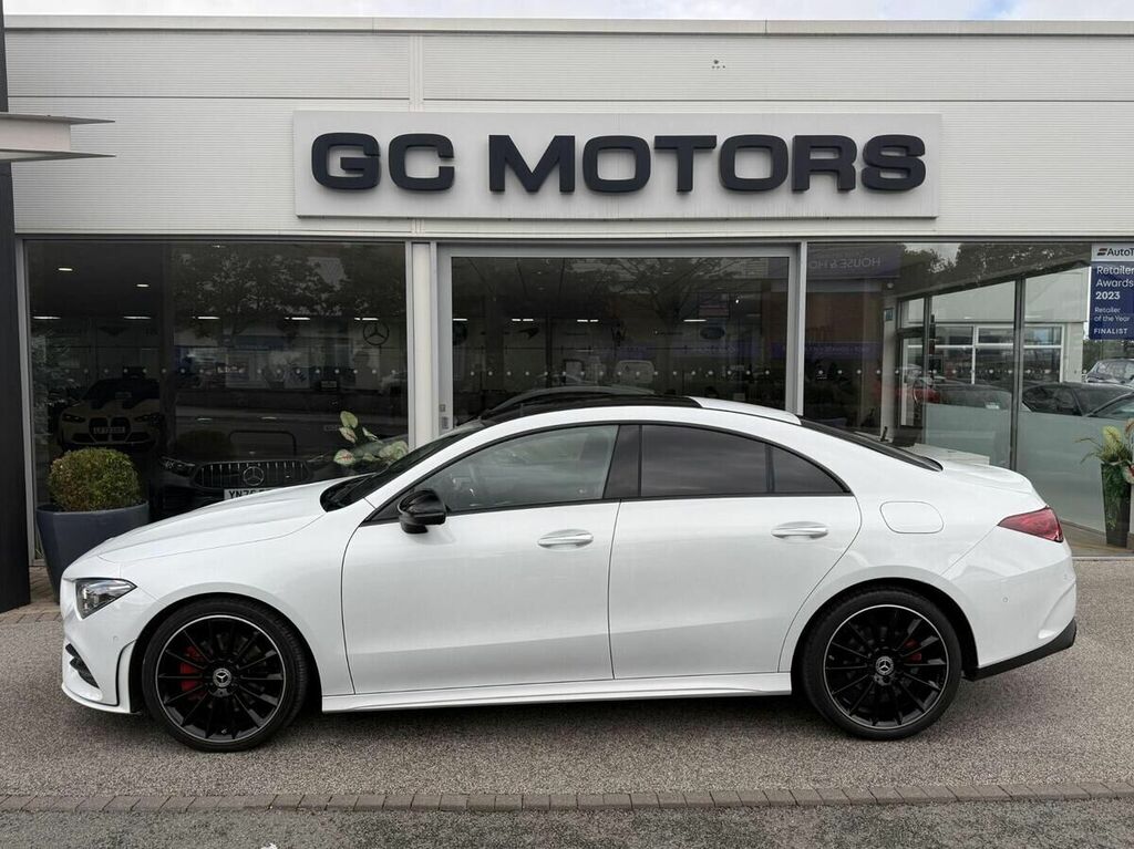 Mercedes-Benz CLA Class 2.0 Cla220d Amg Line Night Edition Premium Plus White #4