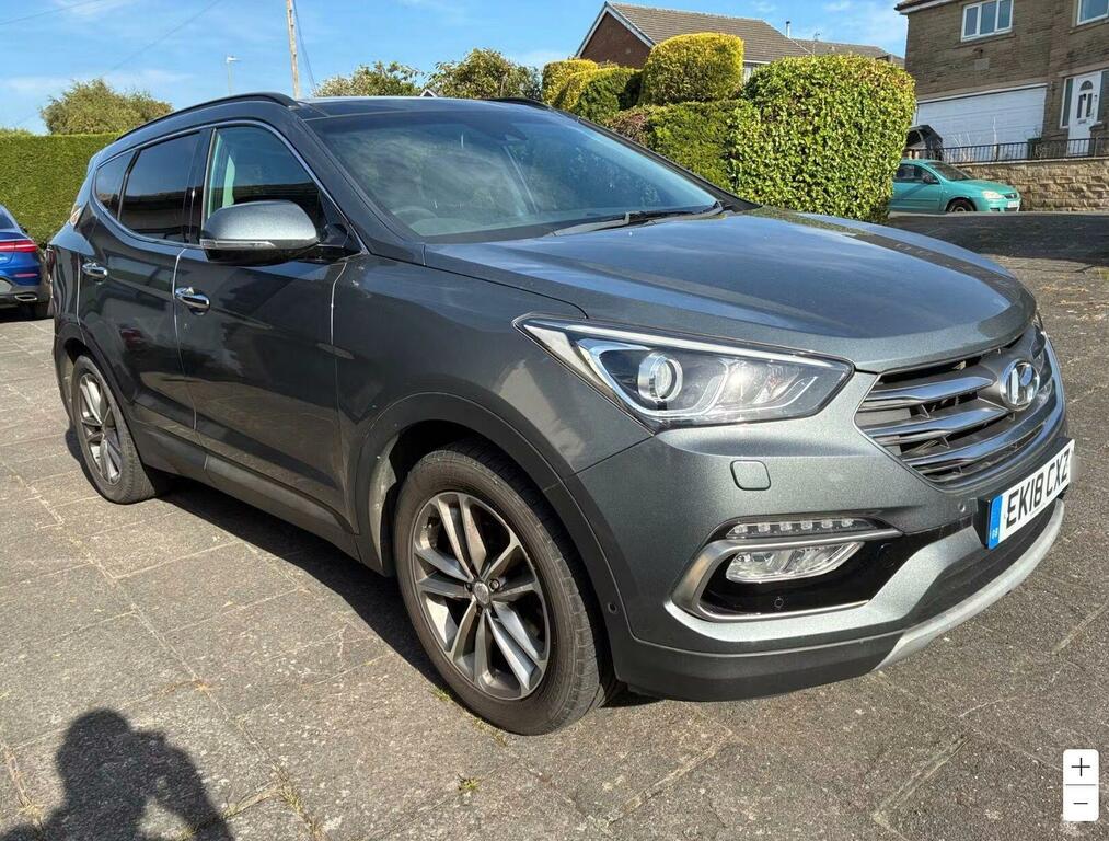 Hyundai Santa Fe 2.2 Crdi Blue Drive Premium Se 4Wd Euro 6 Ss Silver