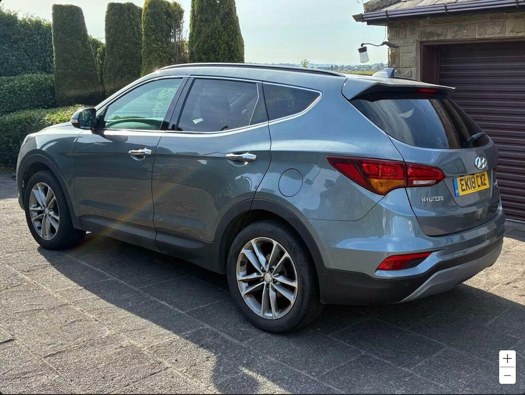 Hyundai Santa Fe 2.2 Crdi Blue Drive Premium Se 4Wd Euro 6 Ss Silver #4