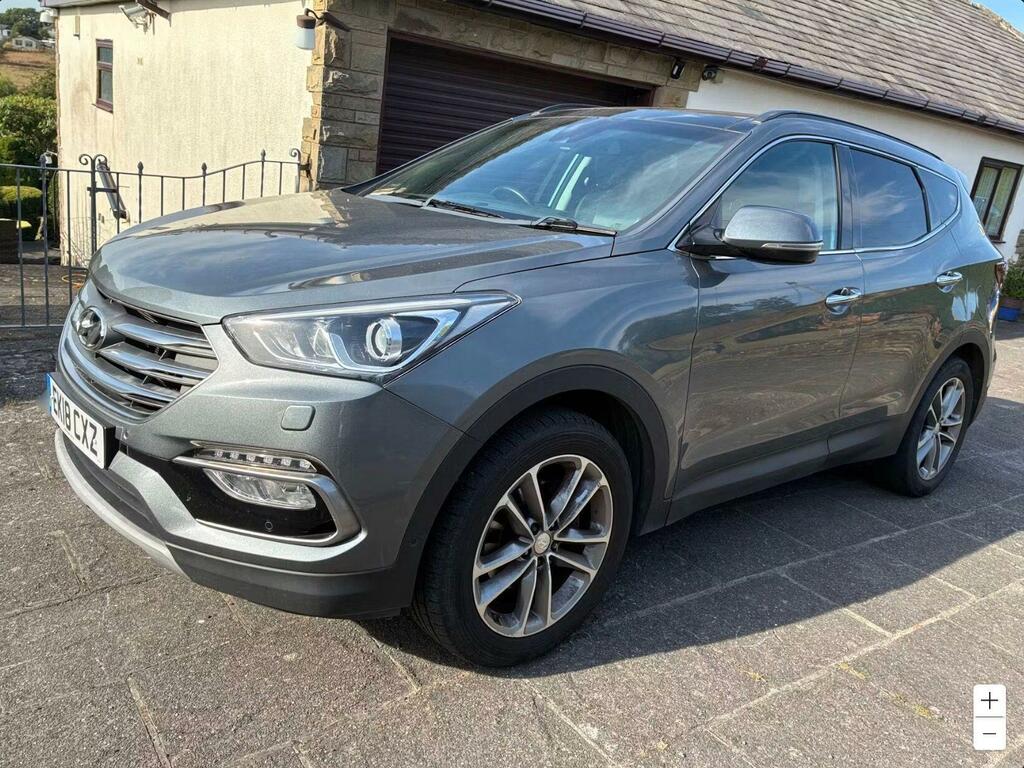 Hyundai Santa Fe 2.2 Crdi Blue Drive Premium Se 4Wd Euro 6 Ss Silver #3