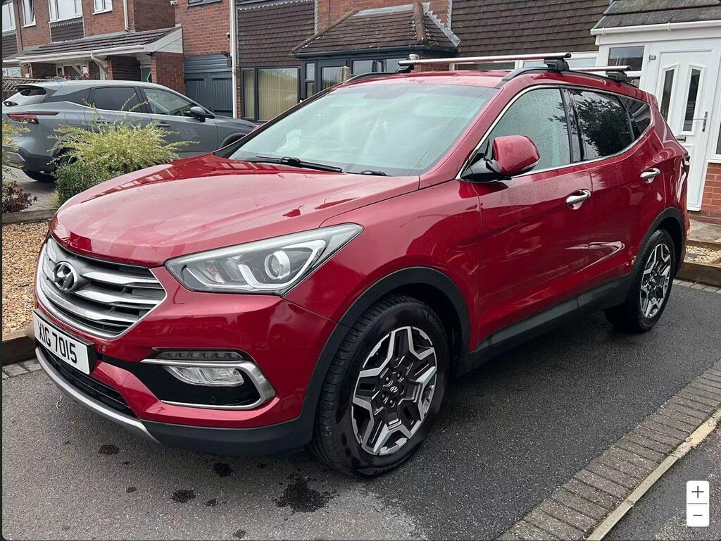 Hyundai Santa Fe 2.2 Crdi Blue Drive Premium 4Wd Euro 6 Ss Red #3