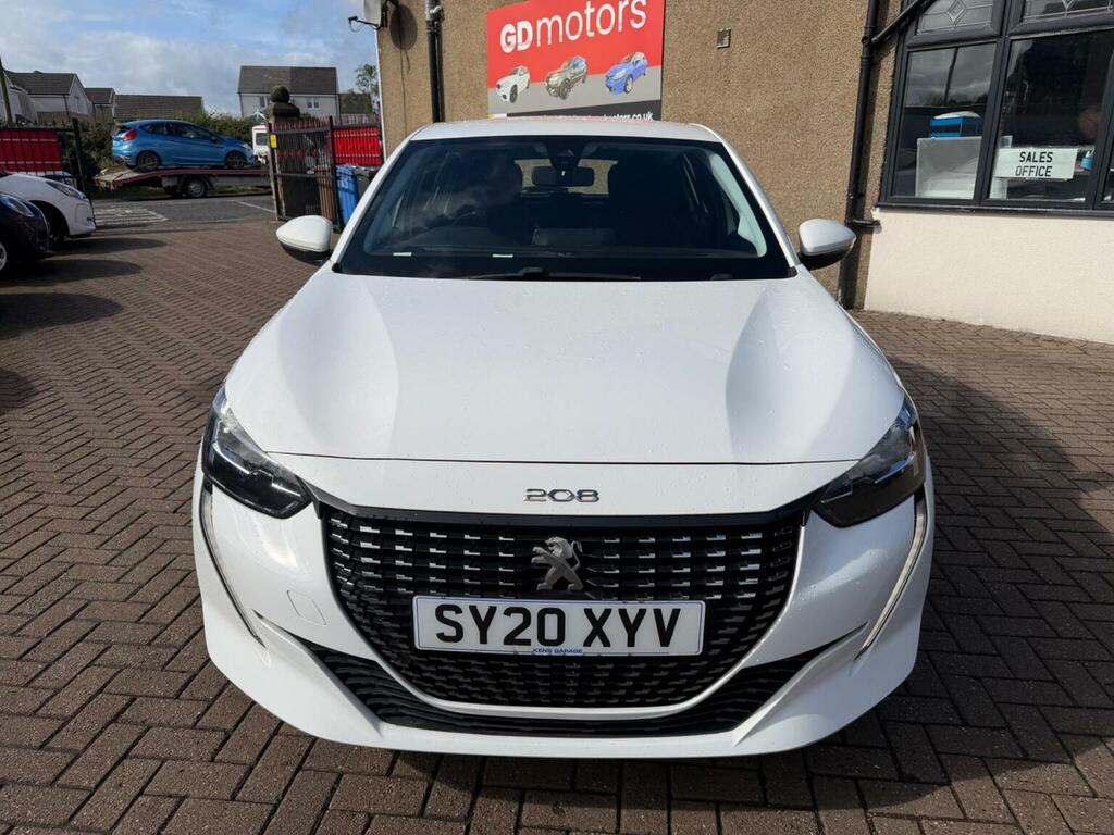Peugeot 208 1.2 Puretech Active Euro 6 Ss White #4