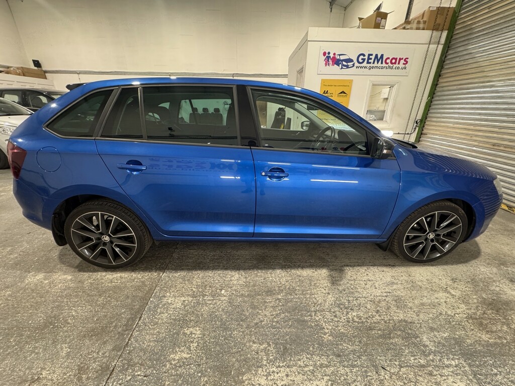 Skoda Rapid Spaceback Hatchback 1.2 Tsi Se Sport 201717 Blue #5