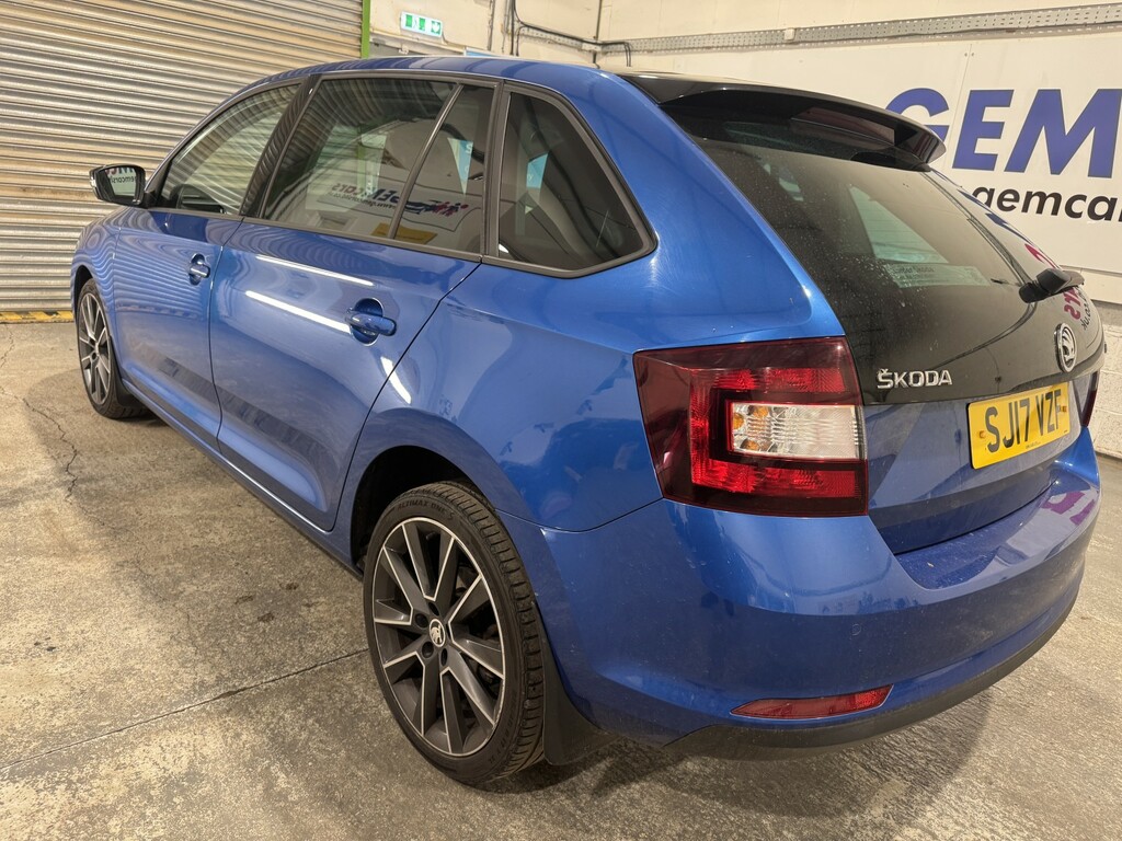 Skoda Rapid Spaceback Se Sport Blue #11