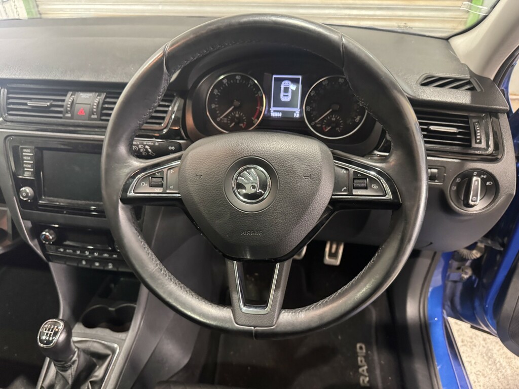 Skoda Rapid Spaceback Se Sport Blue #17