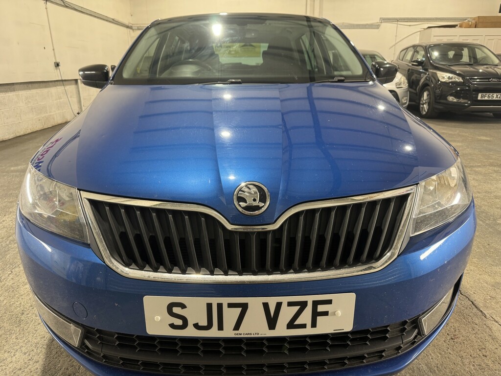 Skoda Rapid Spaceback Hatchback 1.2 Tsi Se Sport 201717 Blue #3