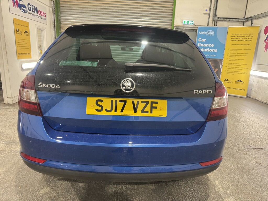 Skoda Rapid Spaceback Se Sport Blue #8