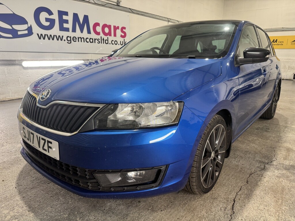 Skoda Rapid Spaceback Hatchback 1.2 Tsi Se Sport 201717 Blue
