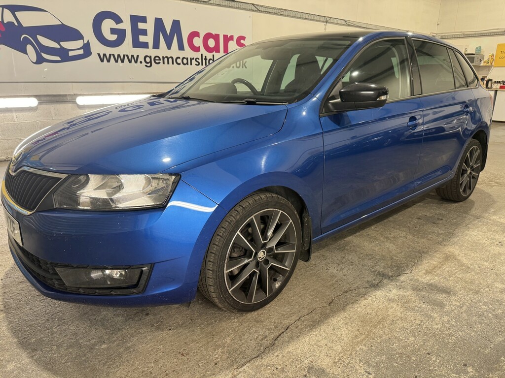 Skoda Rapid Spaceback Se Sport Blue #9