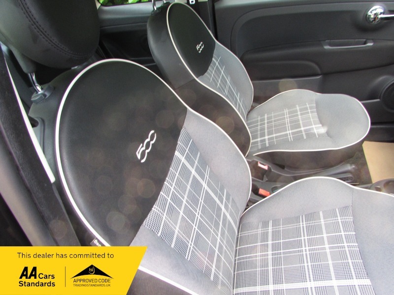 Fiat 500 Lounge Dualogic Black #5