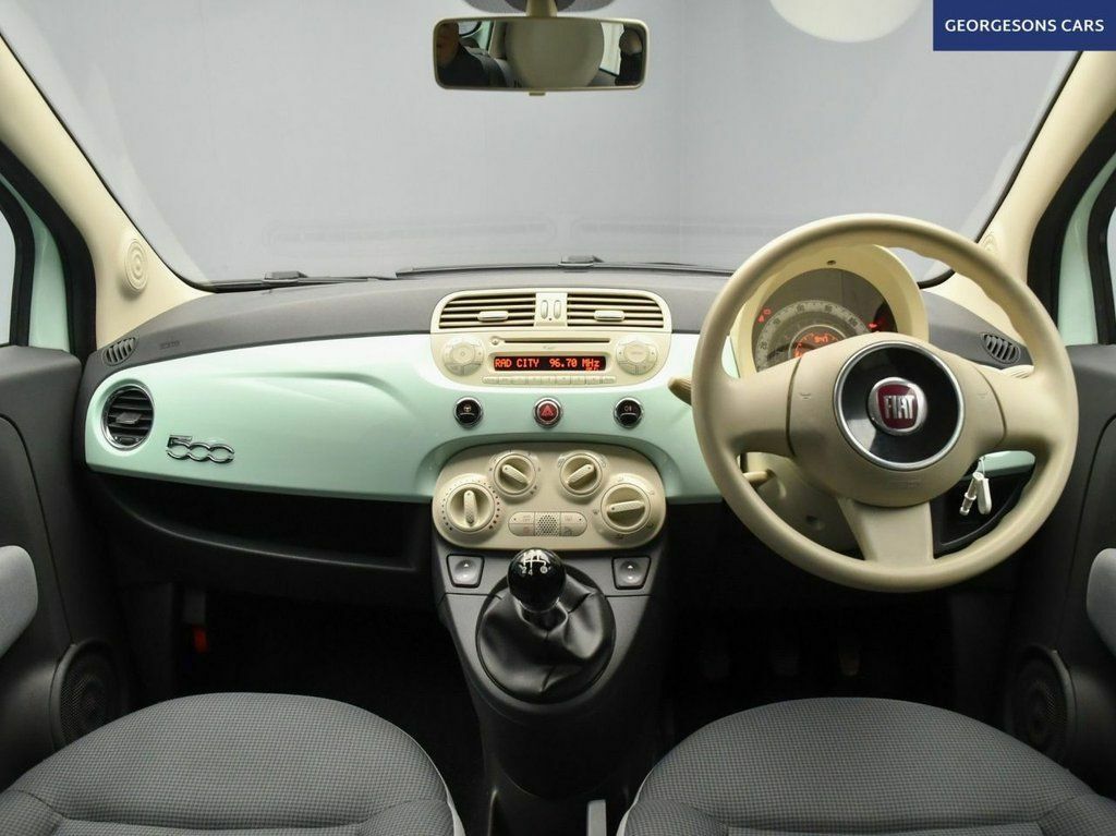 Fiat 500 Hatchback Blue #10