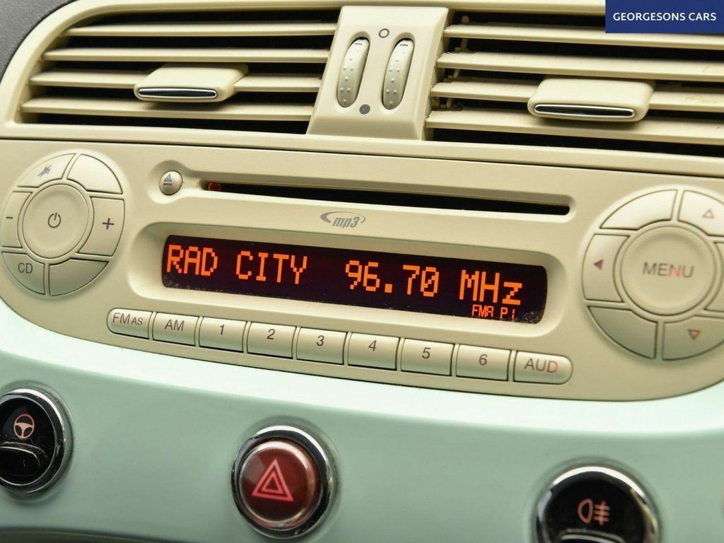 Fiat 500 Hatchback Blue #14