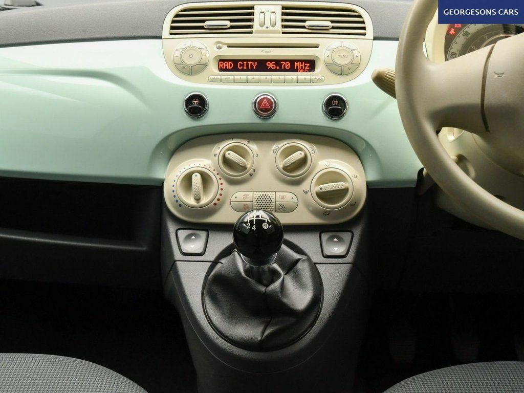 Fiat 500 Hatchback Blue #13
