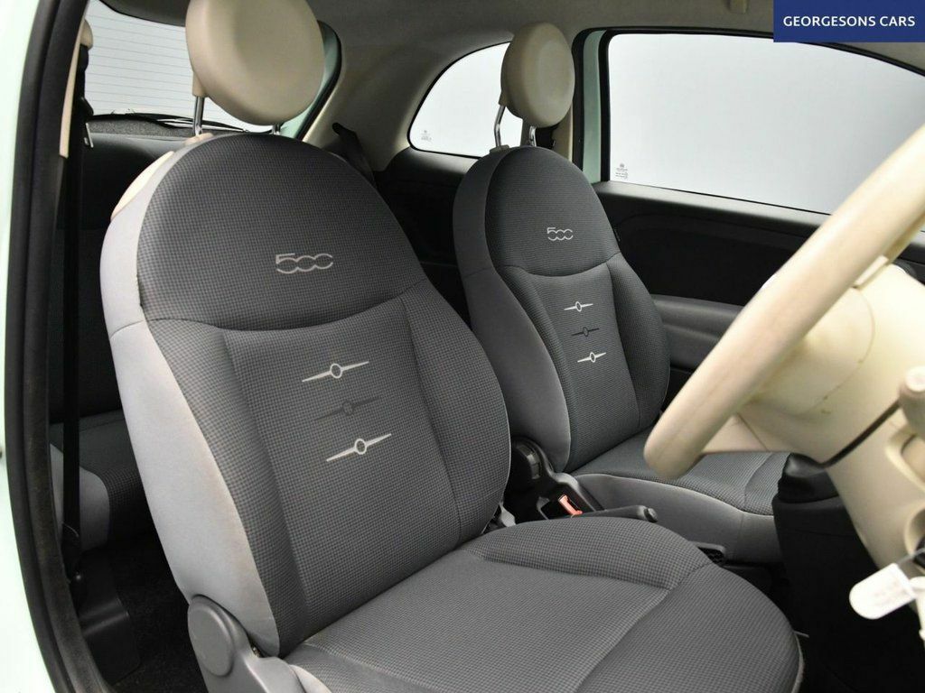 Fiat 500 Hatchback Blue #11