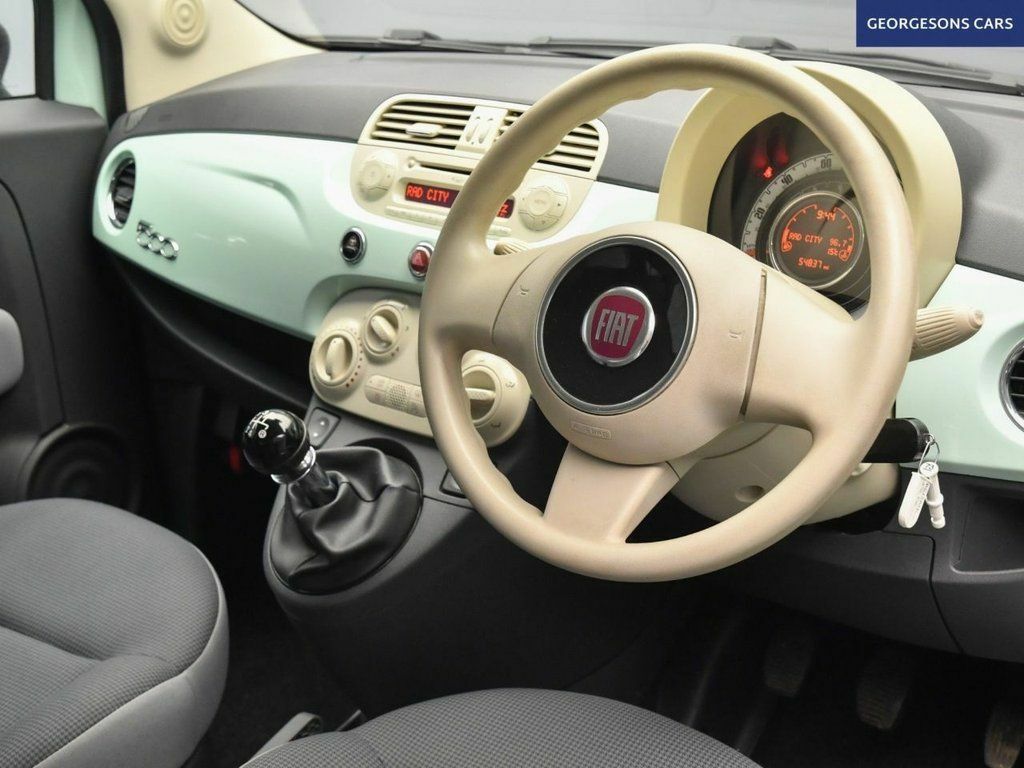 Fiat 500 Hatchback Blue #9
