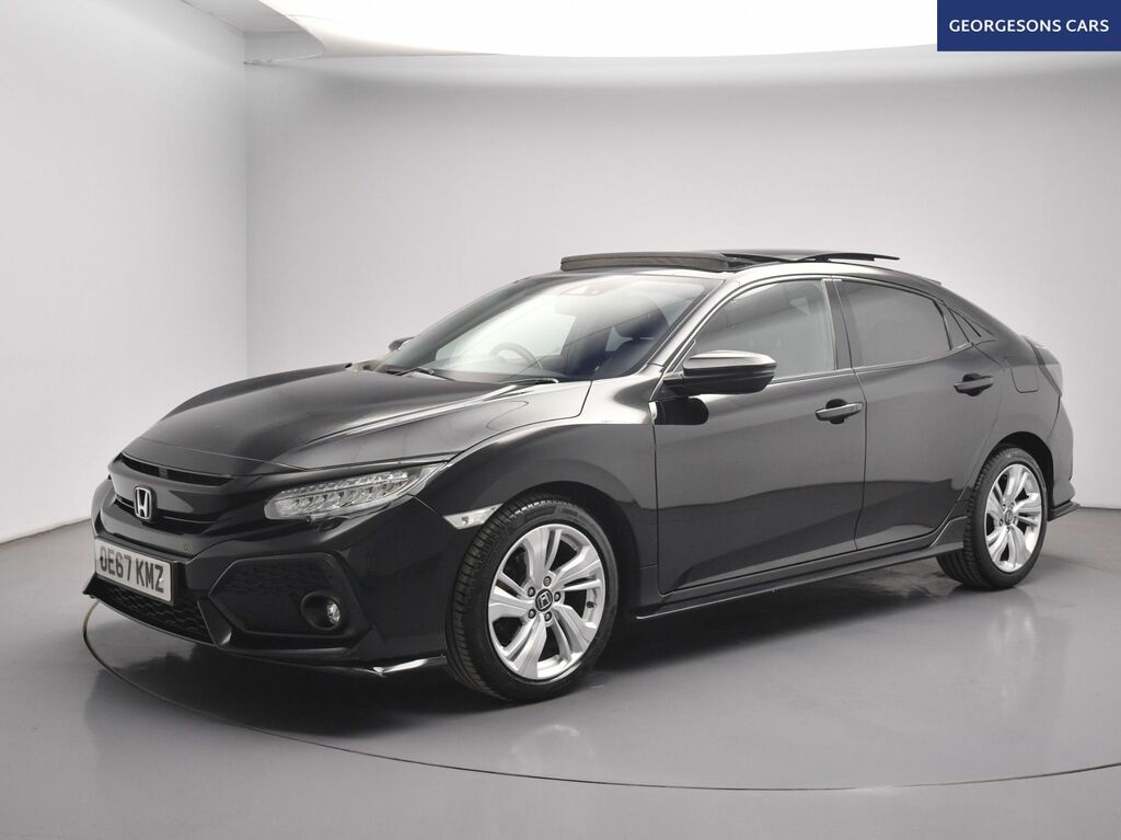 Honda Civic 1.5 Vtec Turbo Sport Plus Hatchback Cvt Black #4