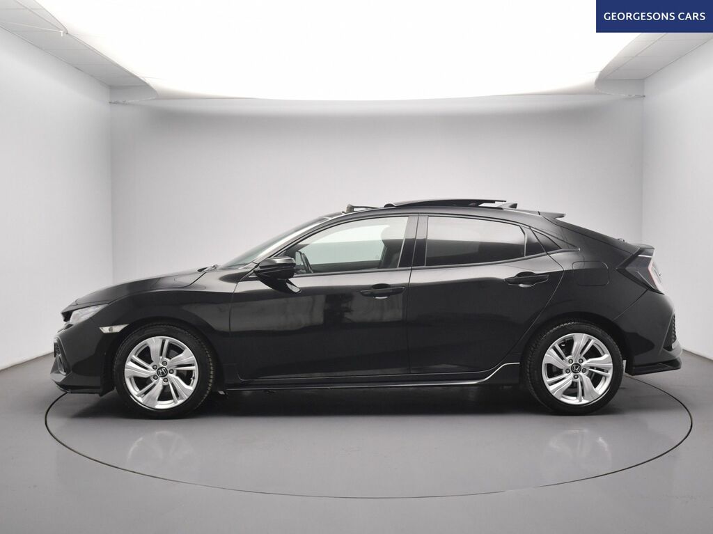 Honda Civic 1.5 Vtec Turbo Sport Plus Hatchback Cvt Black #2