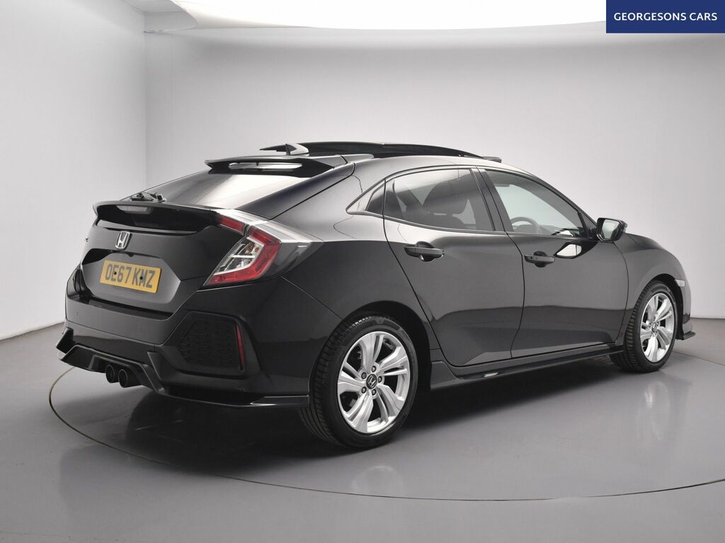 Honda Civic 1.5 Vtec Turbo Sport Plus Hatchback Cvt Black #6