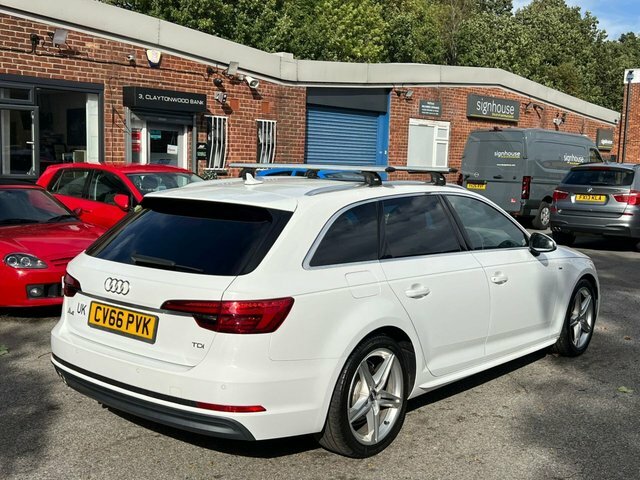 Audi A4 Avant 2.0 Tdi Ultra S White #3