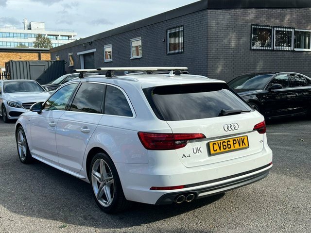 Audi A4 Avant 2.0 Tdi Ultra S White #4