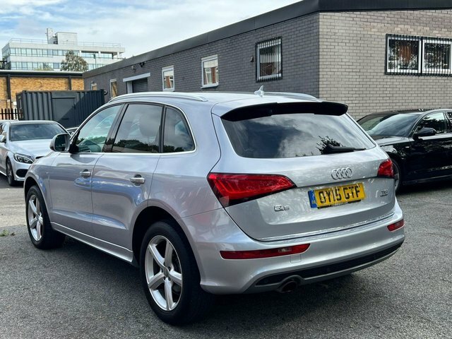 Audi Q5 2.0 Tdi S Line Silver #4