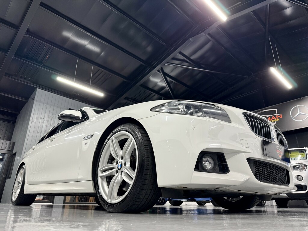 BMW 5 Series 3.0 530D M Sport Saloon White #6