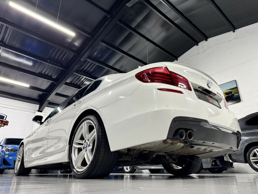 BMW 5 Series 3.0 530D M Sport Saloon White #5