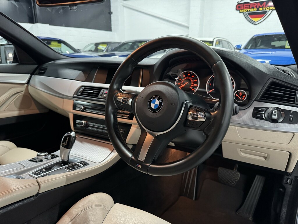 BMW 5 Series Se White #13