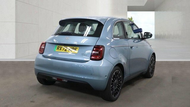 Fiat 500E La Prima Hatchback Blue #4