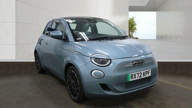Fiat 500E La Prima Hatchback Blue #2