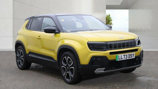 Jeep Avenger 1St Edition Suv Yellow #2