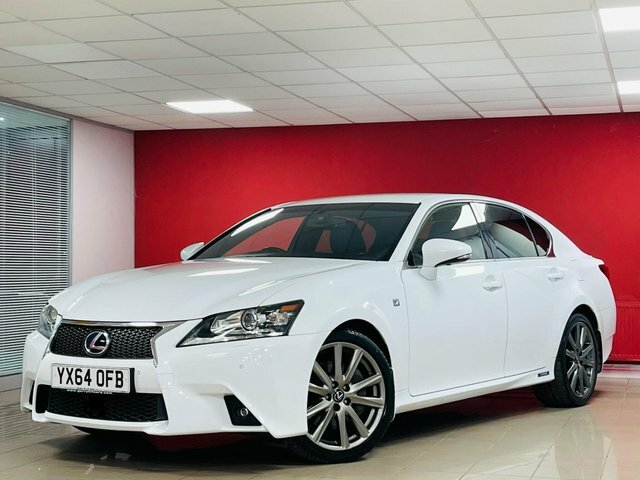 Lexus GS 300H F Sport Saloon White #2