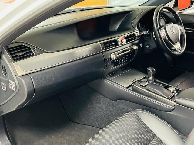 Lexus GS 300H F Sport Saloon White #5