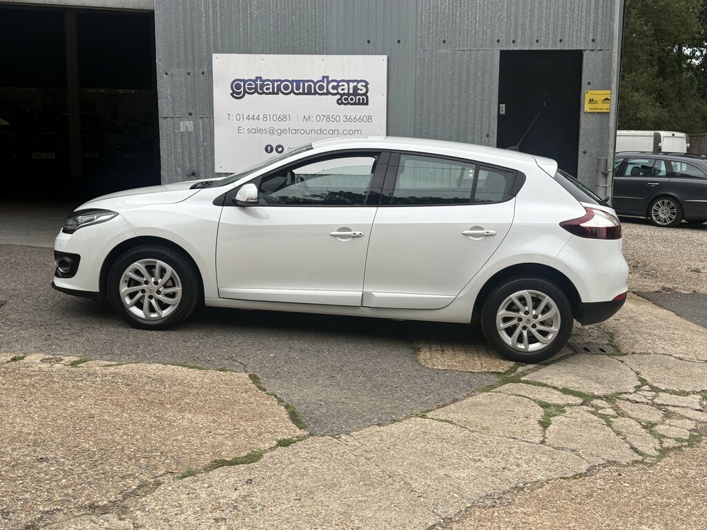 Renault Megane 1.6 Dynamique Tomtom 1.6 White #4