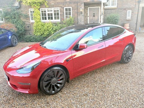 Tesla Model 3 Dual Motor Performance Red #2