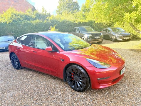 Tesla Model 3 Dual Motor Performance Red