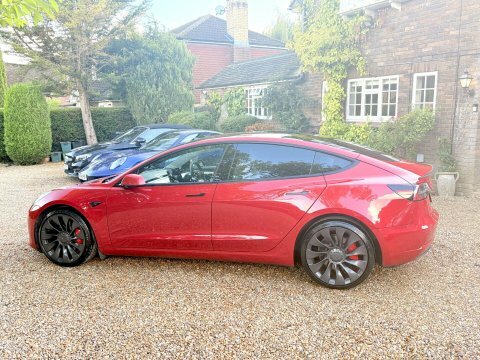 Tesla Model 3 Dual Motor Performance Red #4