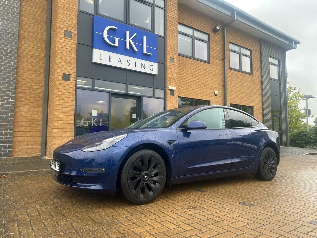 Tesla Model 3 Long Range Rwd Blue #2